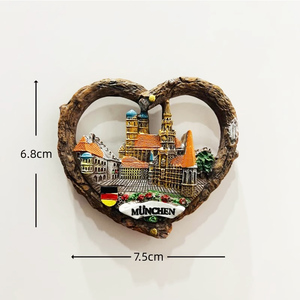 Aimant de réfrigérateur personnalisé Allemagne Hambourg Résine Koln Freiburg Francfort BERLIN MUNCHEN ROTHERBURG Souvenir Aimant de réfrigérateur - Product Image 3
