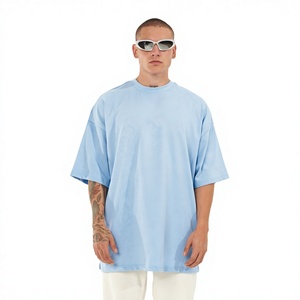 Camiseta Extra Grande para Hombre, 100% Algodón Premium, Suave, Gruesa, Transpirable, de Secado Rápido, Estilo Urbano - Product Image 1