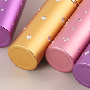 ขวดน้ำหอมแก้วหรูหรา 5 มล. พร้อมหัวฉีดอะลูมิเนียมและกล่องอะลูมิเนียมสำหรับเติมน้ำหอม - Product Image 5