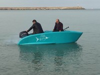 Bateau gonflable de bateau de pêche d'eau de pêche de matériel de PVC avec le sac d'équipement
