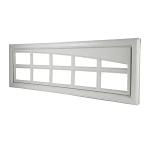 Hochwertige kunden spezifische Größe PC Glas PVC-Rahmen Garagentor Fenster Kit Garagentor Fenster für Schnitt tür