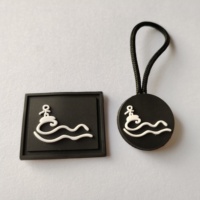 Tirette de fermeture éclair personnalisée pour veste, avec logo de mode sur mesure, échantillon gratuit, nouveau design, prix bas, en caoutchouc