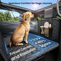 Housse de siège de voiture pour chien à fond rigide pour siège arrière – Protection antidérapante pour siège arrière de voiture
