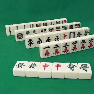 Vente en gros Ensemble de Mahjong en ivoire personnalisé professionnel 144 pièces Fabrication de Mahjong en mélamine à bas quantité minimale de commande pour les jeux de casino - Product Image 4