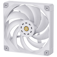 Ventilateur de refroidissement de boîtier Snowman haute vitesse 2500 tr/min 120 mm PWM 4 broches sans lumière avec roulement FDB, vitesse réglable, silencieux, pour PC Gamer et refroidisseur CPU