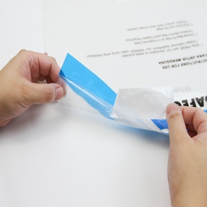 Sobre de seguridad de plástico transparente a prueba de agua con sello adhesivo fuerte - Product Image 5