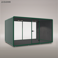 Cabine insonorisée pour fabricants, cabine téléphonique, salle de verre éducative amovible, salle de diffusion, salle insonorisée