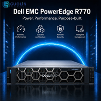 재고 있음 도매 새 정품 델 파워엣지 R770 2U 듀얼 소켓 랙 서버 인텔 제온 6 DDR5 NVMe 8TB 엔터프라이즈 서버