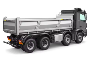 Camión Volquete RC con Tracción en las 8 Ruedas, Elevación Hidráulica de Carga Pesada, Modelo de Vehículo de Ingeniería 1:14 para Colección - Product Image 6