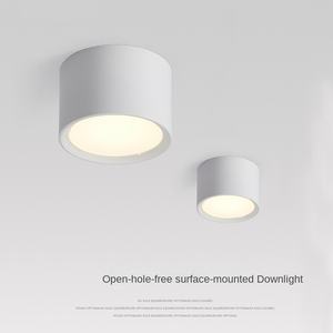 ไฟสปอตไลท์แอลอีดี12W 15W โคมไฟเพดานสีดำสีขาวไร้คนขับ5W 7W 9W COB LED สำหรับโรงแรมเพดานห้องให้แสงสว่างบนเพดาน - Product Image 4