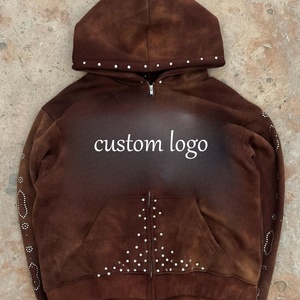 Sudadera con Capucha de Felpa Francesa de Alta Calidad, 100% Algodón, 450 g/m², Personalizada con Estampado, Bordado y Cierre de Cremallera - Product Image 2