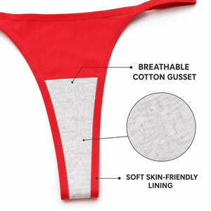 Culotte respirante et douce pour la peau, couleur unie, taille basse, fines bretelles, culotte pour femmes, nylon, sans couture, string pour un usage quotidien - Product Image 5