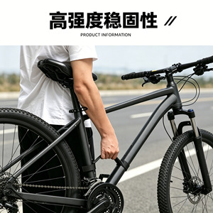 Sangle de transport pour vélo Yueli, nylon noir, installation facile pour guidon de vélo - Product Image 4