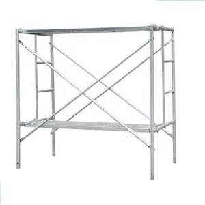Andamio de escalera de acero galvanizado, Material de TSX-JE409, 5x6 pies, marco en H, para interiores