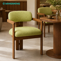 Chaise de salle à manger de luxe en tissu doux, style antique français, pour café et hôtel – Offre spéciale