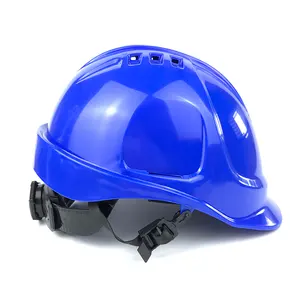 ABS european style safety helmet with safety belt for industrial construction and outside