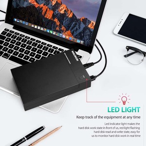 USB 3.0 SATA III sabit Disk yerleştirme istasyonu plastik muhafaza için 2.5 3.5 inç <span class=keywords><strong>SSD</strong></span> HDD harici sabit Disk harici Disk kutusu - Product Image 3