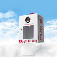 Armoire murale de rangement pour défibrillateur M2C AED compatible avec toutes les marques