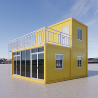 20 conteneurs modulaires préfabriqués détachables de 40 pieds pour bureaux, maisons conteneurs préfabriquées mobiles avec terrasse, prêts à l'emploi rapide