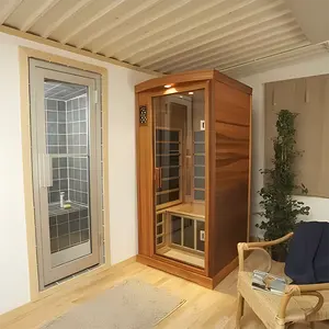 Luxuoso pessoal no quarto chuveiro a vapor com sauna quartos