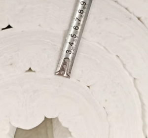 <span class=keywords><strong>Rouleau</strong></span> de couverture en silicate d'aluminium AL2O3+SIO2 blanc pur, résistance à la chaleur 1430°C, matériau réfractaire, couverture industrielle en silicate de 50 mm - Product Image 4