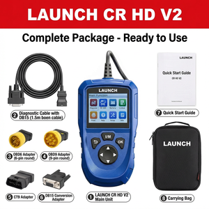 LAUNCH Creader CR HD V2 Scanner de diagnostic pour camions avec mise à jour gratuite à vie pour les utilisateurs DIY - Product Image 6