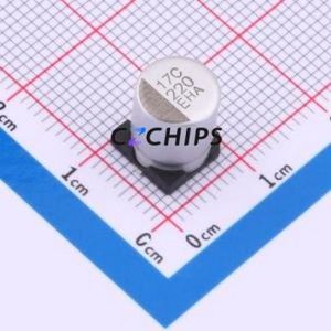 Condensateur électrolytique hybride solide-liquide en aluminium SMD HHXA250ARA221MHA0G, D8xL10.3mm 220uF 20% 25V 1.6A-100kHz - Product Image 1