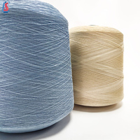 Salud Yarns Suppliers Fil de Soie Glacée Mélangé 60% Polyester 40% Viscose Multicolore 28S/1 Count en Cône pour l'Été