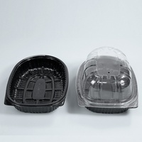 Boîte d'emballage rectangulaire en plastique PP jetable multi-usages pour viande, poulet rôti frais, nouveau concept d'emballage alimentaire frais