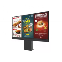 Écrans numériques pour menu drive-thru à triple écran extérieur LDZdisplay, haute luminosité 2500 nits, 55 pouces, pour les restaurants de restauration rapide
