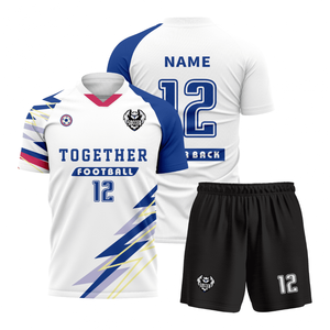 ชุดเสื้อฟุตบอลฝึกซ้อมสำหรับผู้ชายและเด็ก ประกอบด้วยชุดวอร์มสำหรับการเล่นฟุตบอลอย่างมืออาชีพ - Product Image 1