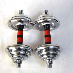 Прямая поставка 15 кг 20 кг 30 кг 50 кг гальванический набор гантелей для тренировки мышц рук для домашнего спортзала скамейки и стойки - Product Image 4