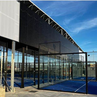 Ensemble de terrain de padel EXITO Super Panoramic, installation facile et conception sécurisée pour le plaisir familial et l'exercice