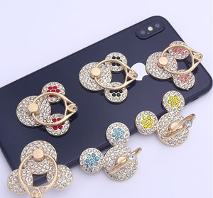 Porte-<span class=keywords><strong>anneau</strong></span> de téléphone portable Mickey, boucle d'<span class=keywords><strong>anneau</strong></span> en métal complet Nouvelle arrivée Anti-chute Téléphone portable Mickey Head Creative Holder - Product Image 1