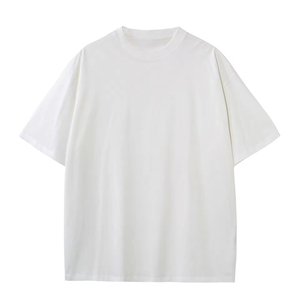 เสื้อยืดคอกลมผ้าฝ้าย 100% ทรงหลวม ระบายอากาศได้ดี สีขาว เหมาะสำหรับออกกำลังกาย วิ่ง หรือใส่ลำลองในฤดูร้อนสำหรับผู้ชาย - Product Image 2
