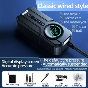 OEM 12V 타이어 공기주입기 디지털 자동 타이어 공기주입기 휴대용 미니 무선 에어펌프 자동차 에어 컴프레서 - Product Image 2