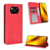 Casing ponsel kulit PU langsung pabrik untuk Poco X3 Pro penutup telepon lipat dompet Lanyard penutup telepon genggam Coques