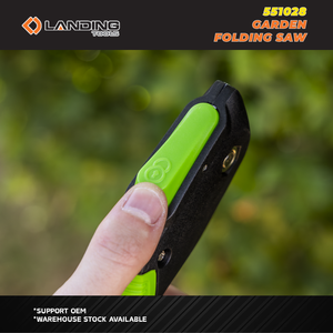Scie à main de jardin pliable portable, lame en acier à haute teneur en carbone 180 mm, pour bricolage, élagage d'arbres, coupe de bois, usage extérieur, vente en gros - Product Image 6