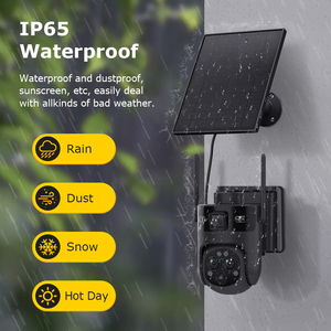 Çiftlik çiftlik için yeni 15X Zoom 4G güvenlik kamera HD renk gece görüş IP65 su geçirmez güneş akülü uzaktan izleme - Product Image 6