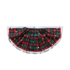 Mỹ Trong Nhà Ngoài Trời Vui Vẻ Giáng Sinh Pleated Fan Cờ Với Màu Đỏ Và Màu Xanh Lá Cây Lưới <span class=keywords><strong>Nutcracker</strong></span> Cho Lễ hội Trang Trí - Product Image 3