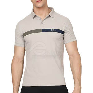 OEM Fabricante Hombres Polo Camisetas Bajo MOQ Secado rápido Transpirable Mangas cortas Hombres Polo Camisetas - Product Image 1
