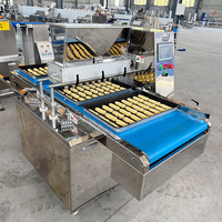 Ligne de production manuelle de bas pour biscuits au chocolat Machine de fabrication de biscuits industriels entièrement automatique