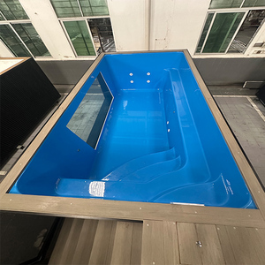 <span class=keywords><strong>Piscine</strong></span> de Plongée Extérieure de Luxe pour Jardin, Conteneur à Fenêtre Acrylique, Revêtement en Bois Composite (WPC) 6m - Product Image 2