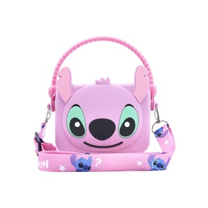 Bestseller Stich Kinder Silikon Handtasche Kleine Schulterriemen-Tasche Kosmetikbeutel & Münzbörse Organizer Umhängetasche - Product Image 2
