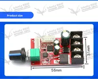 Contrôleur de vitesse de moteur PWM 15A et module de gradation LED 10-50V DC double mode avec protection contre les surcharges pour véhicule électrique