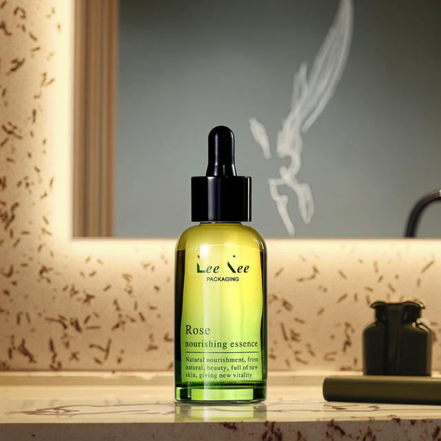 CC 20620 40ml Empty Glass Bottle Cosmetics Luxury Dropper Essential Oil Glass Bottles Cosmetic Skincare Packaging