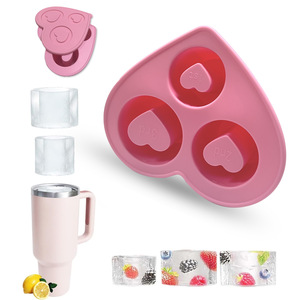 For Bestseller for Large-Capacity Ice <b>Cube</b> Tray with BPA-Free Silicone Lid Non-Stick Design Odor Free Food Grade Silicone - Product Image 3