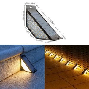 Luces Solares para Escaleras con Clasificación IP65, Impermeables, para Decoración de Jardines, Patios, Cercas y Caminos - Product Image 2