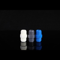 Raccords de tuyauterie en plastique PVC filetés mâles de 1/2 pouce, pression 0,8 MPa, garantie 3 ans, modèle WSJT, marque MD, vente en gros directe usine Chine