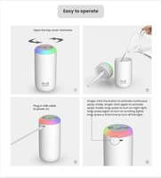 Humidificateur de circulation d'air purifiant pour bureau, humidificateur d'air pour grande pièce, humidificateur d'air pour la maison et la voiture